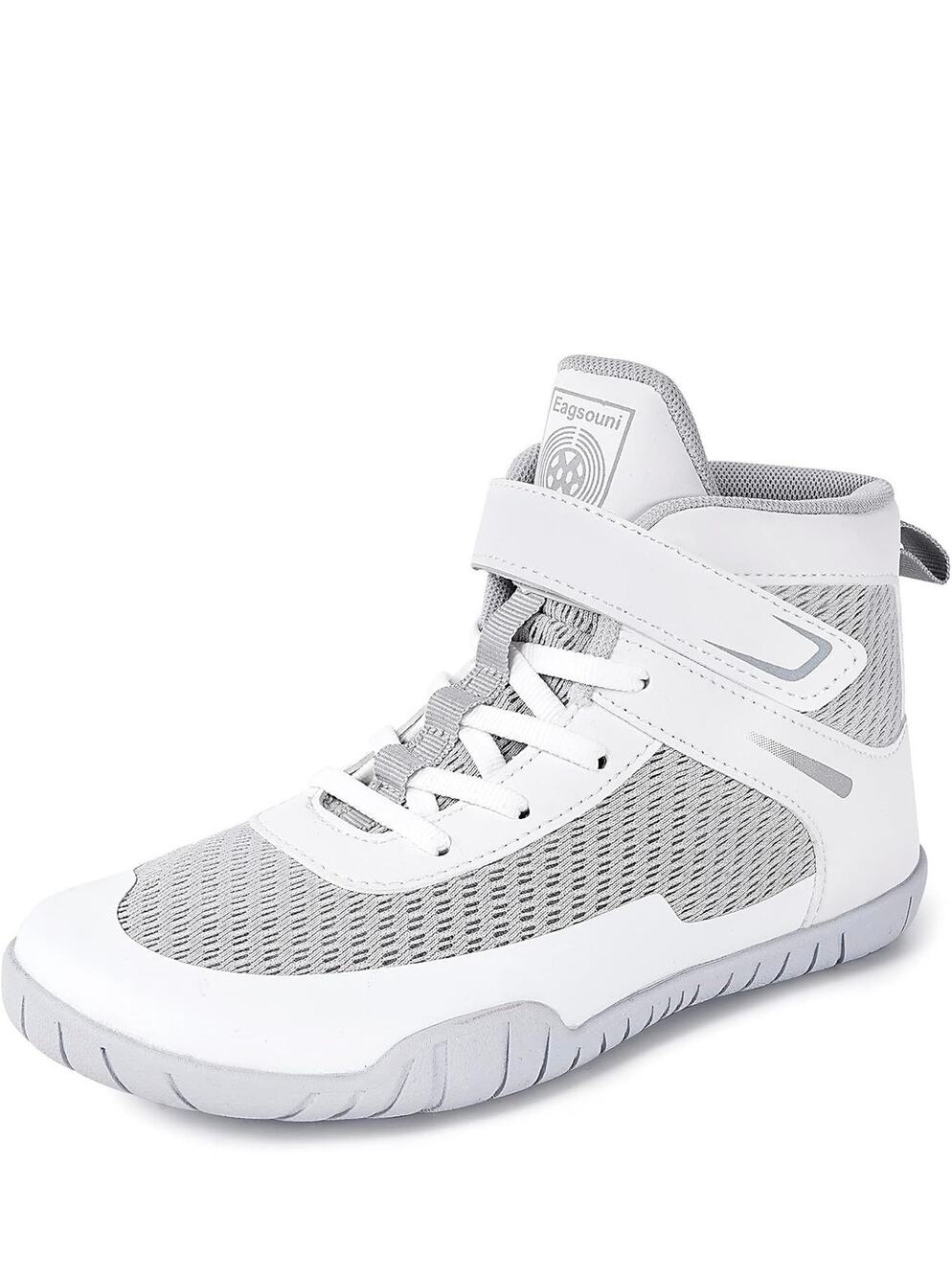 Sisttke Kids Wrestling Shoes - White Grey, Size 5 Big Kid. -  BB6